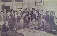 1946年中美设计人员在丹佛商讨三峡设计工作（三峡总公司）